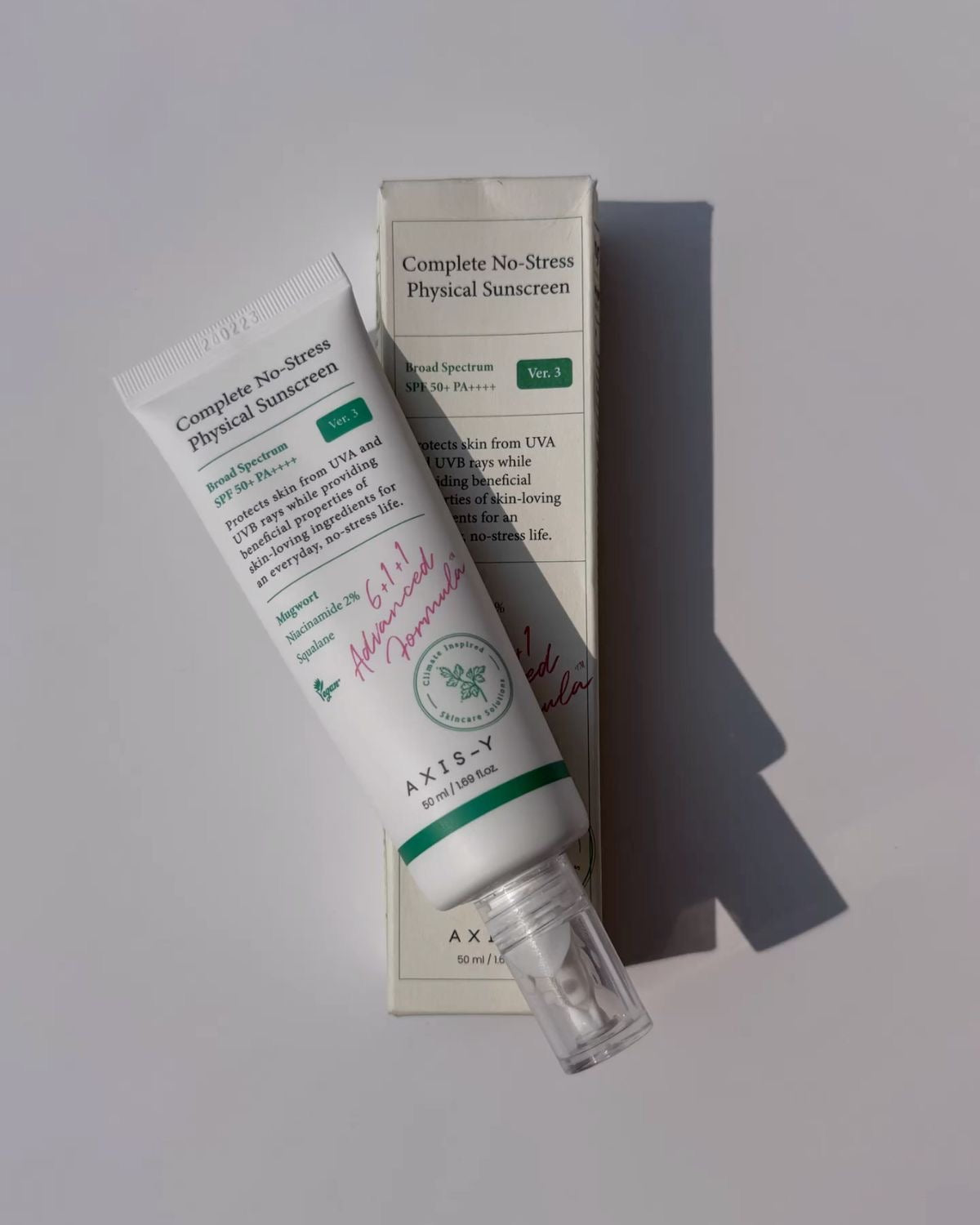 AXIS-Y Complete No-Stress Physical Sunscreen SPF50+ Algérie Premium Beauty DZ