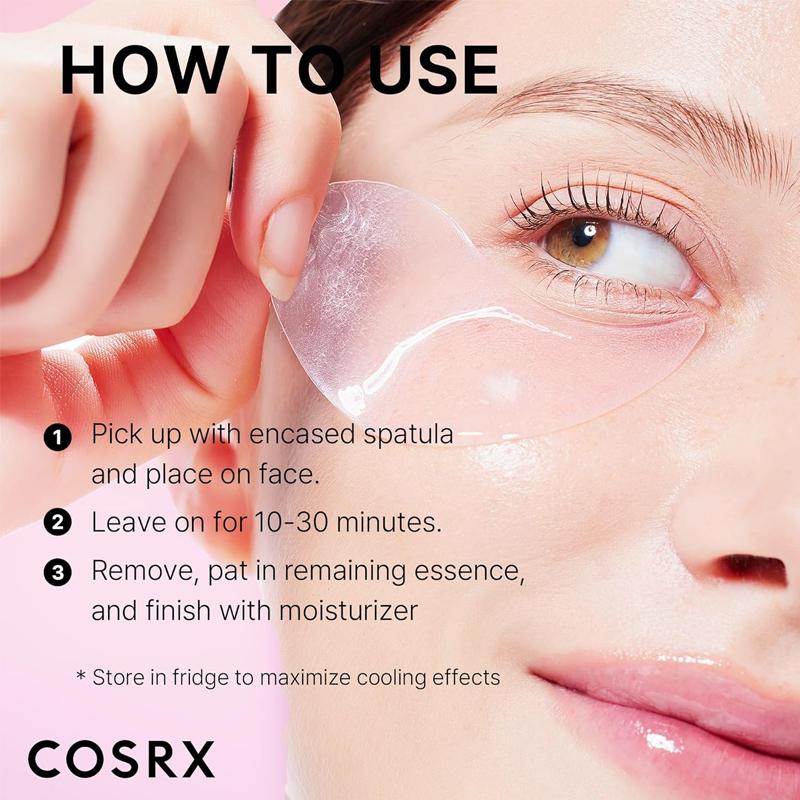 COSRX Patchs Hydrogel pour les Yeux au Collagène Peptidique 60 patchs