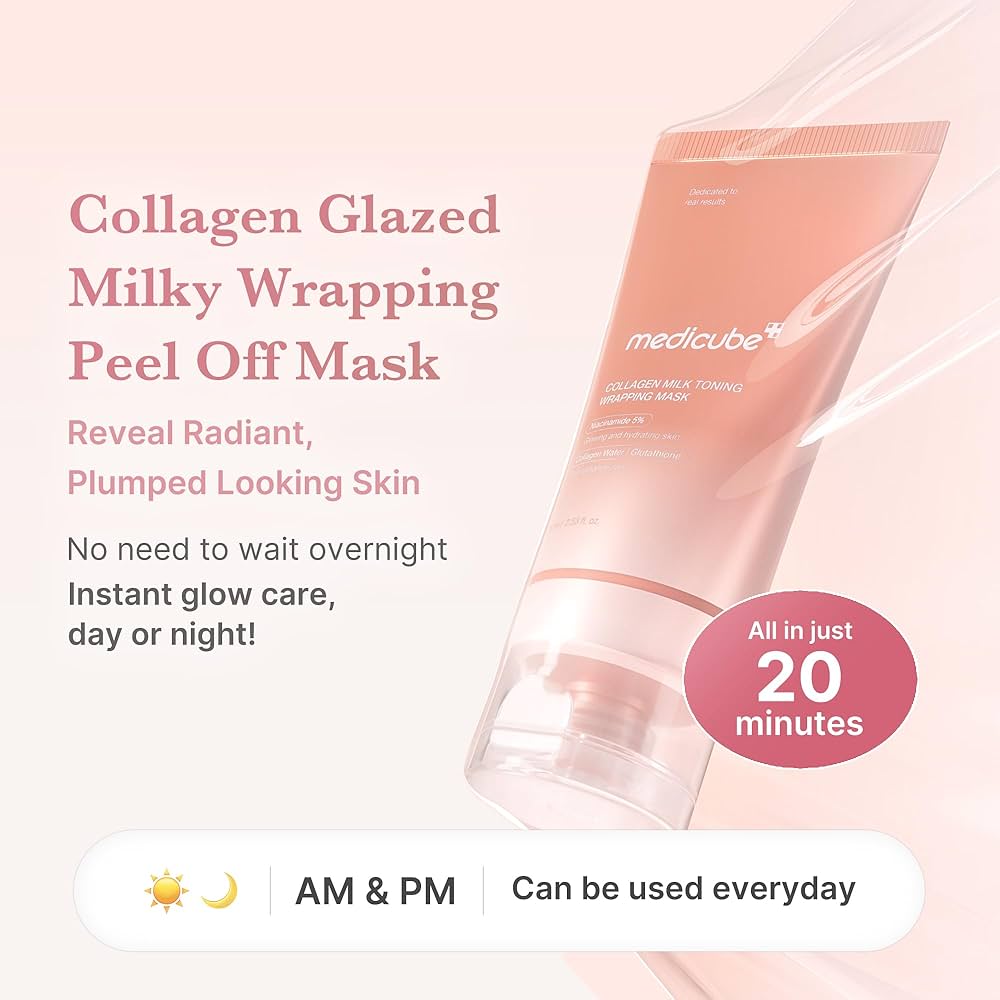 medicube Collagen Glazed Milky Glow Daytime Wrapping Mask
