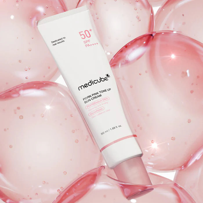 MEDICUBE PDRN Pink Tone Up Sunscreen SPF50+ PA++++ 50ml