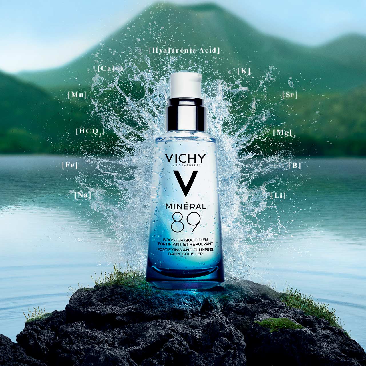 Vichy Minéral 89 Sérum Booster Quotidien Fortifiant et Repulpant – 50 ml