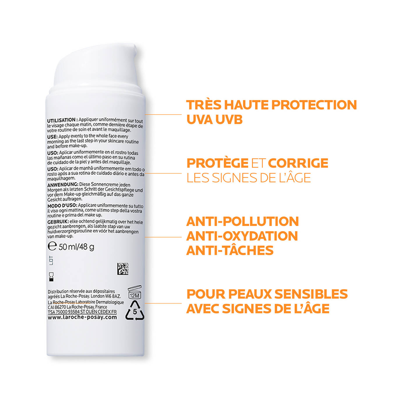 La Roche-Posay Anthelios Age Correct SPF 50 /50ml premium beauty dz