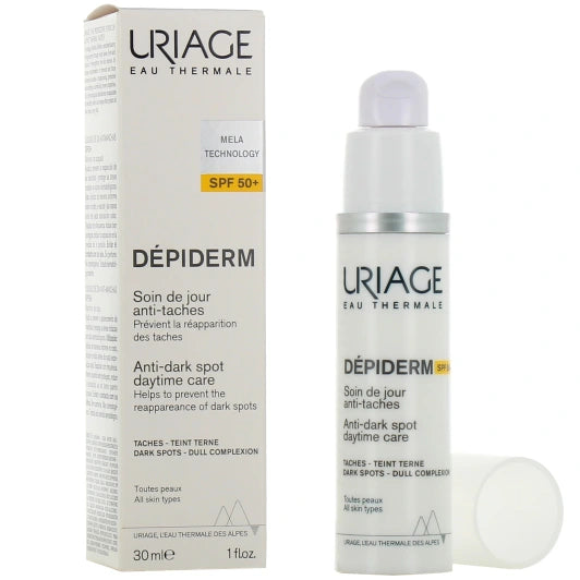 Uriage Dépiderm SPF 50+ Anti-Taches – Soin solaire visage 30 ml